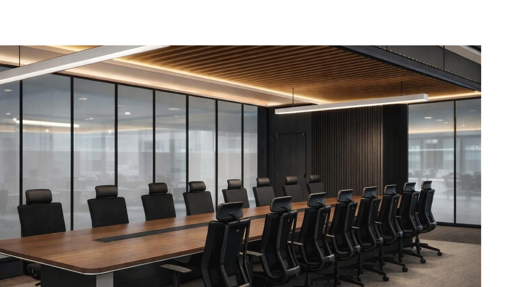 Conference room interior at Patil I-Labs